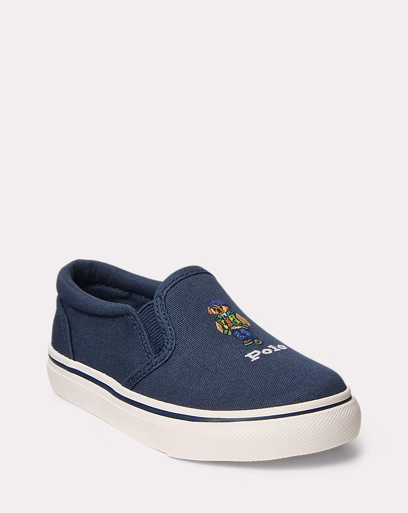Keaton Polo ベア キャンバス スリップオン スニーカー