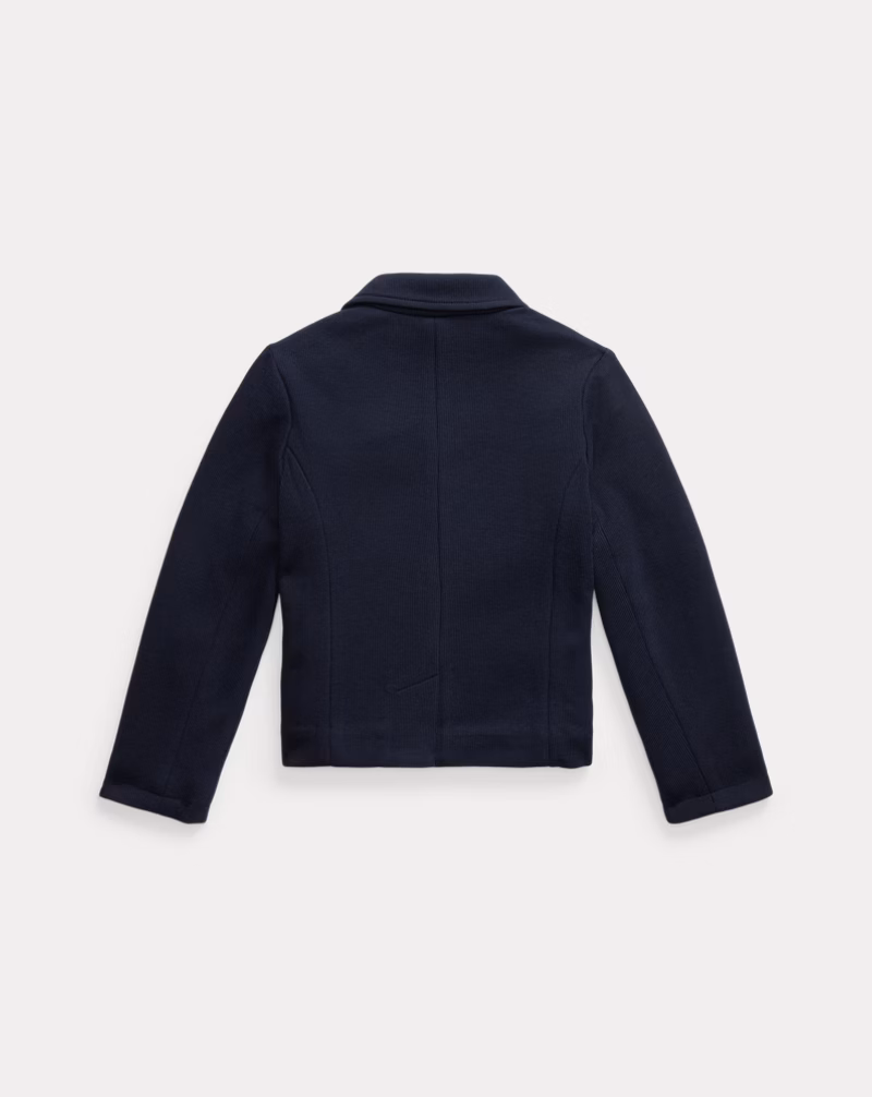 ロゴ ダブルニット ブレザー