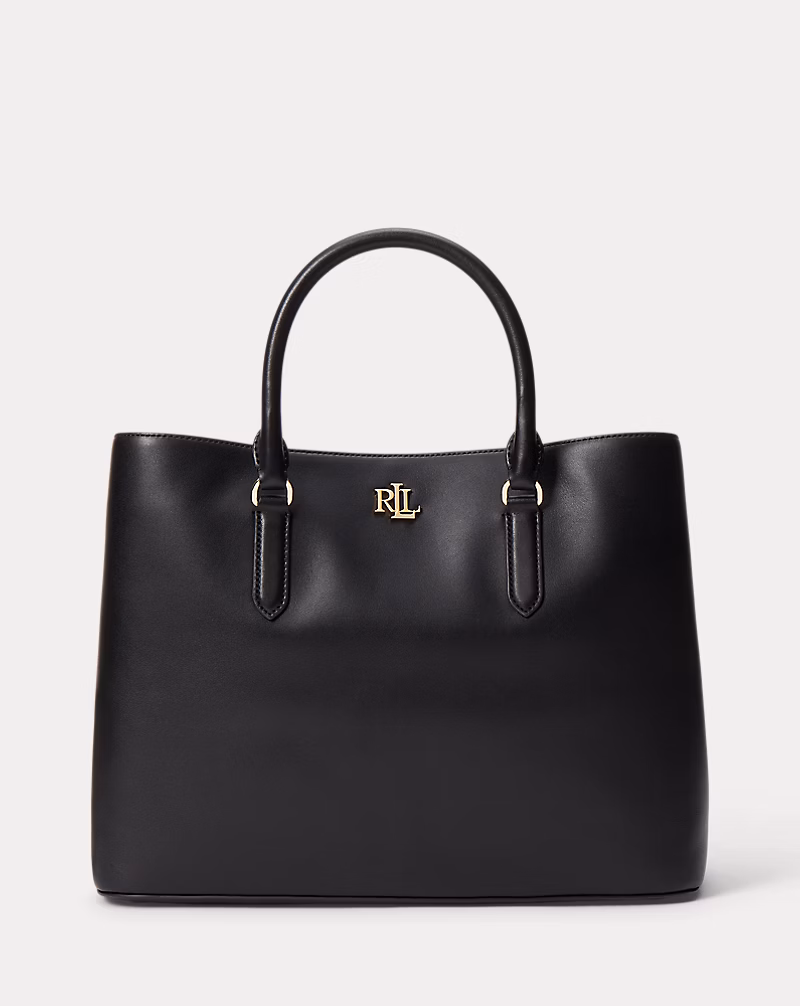 レザー ラージ プリント Marcy サッチェル