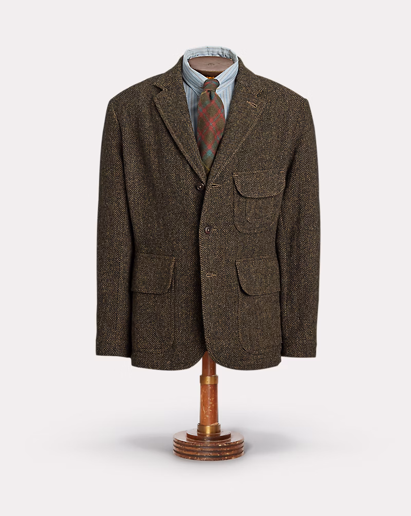 アンコンストラクテッド ウール ツイル スポーツ コート