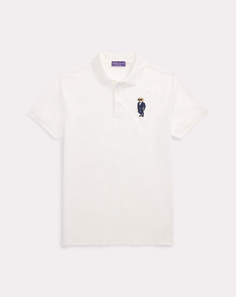 カスタム スリム Polo ベア ピケ ポロシャツ