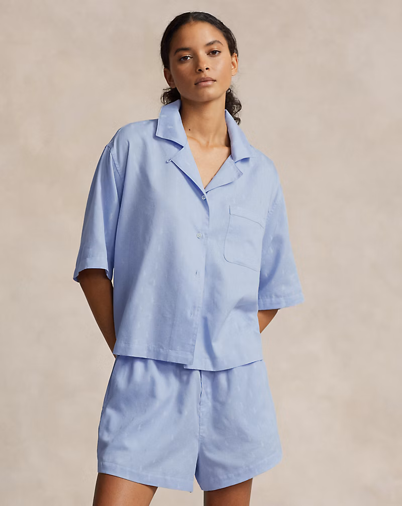 オールオーバー ポニー ショートスリーブ パジャマ セット