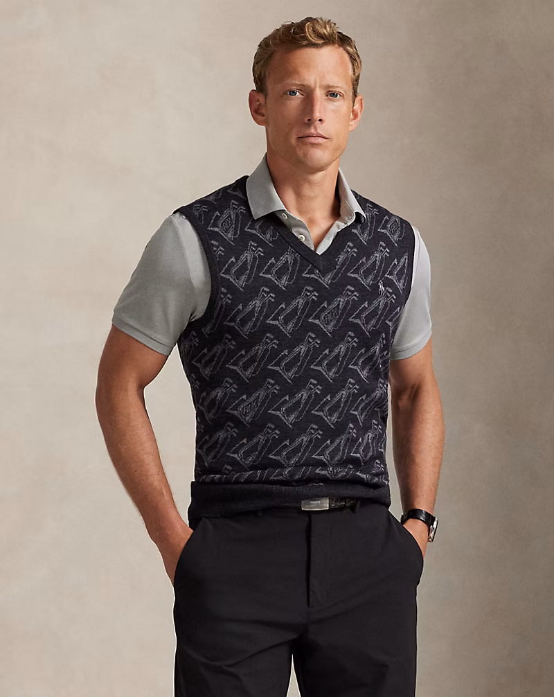 ゴルフモチーフ パフォーマンス セーター ベスト