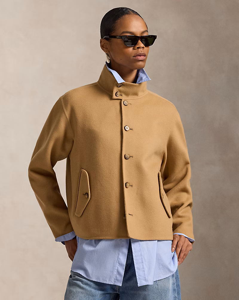 ダブルフェイスド ウール ジャケット