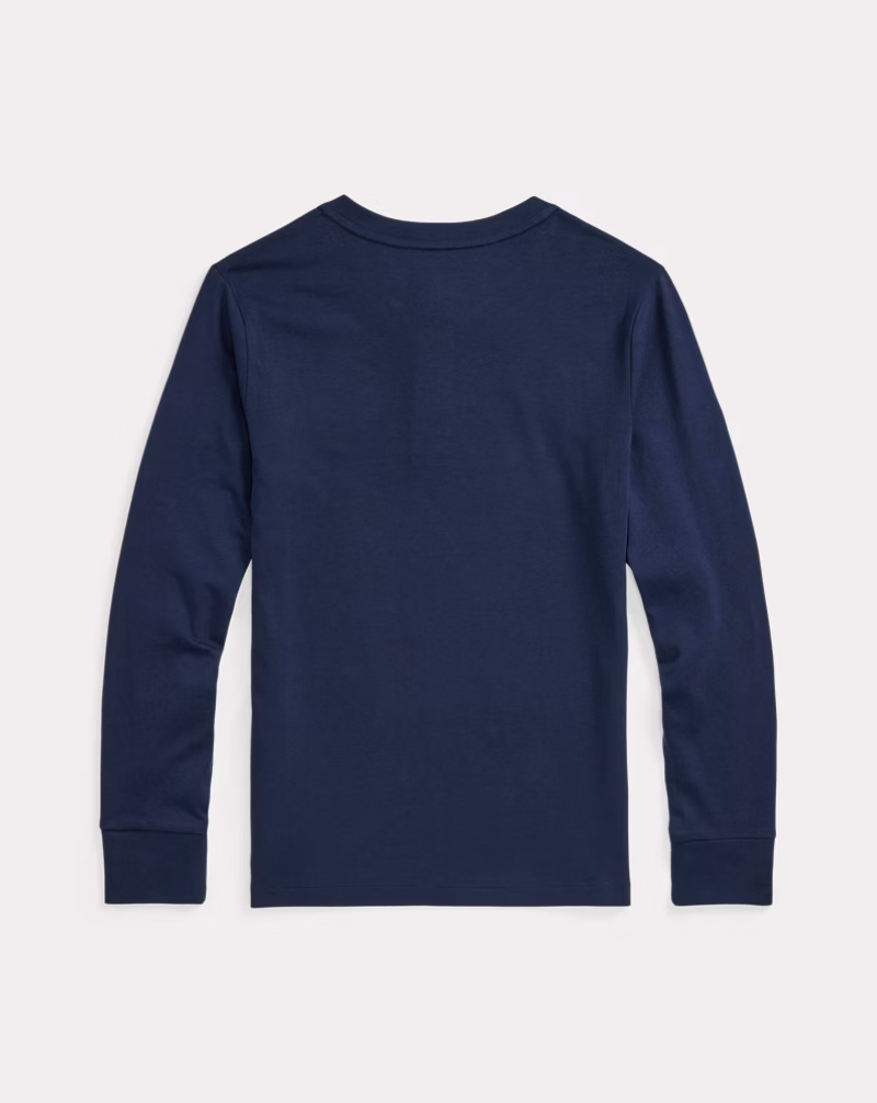 コットン ジャージー ヘンリー シャツ