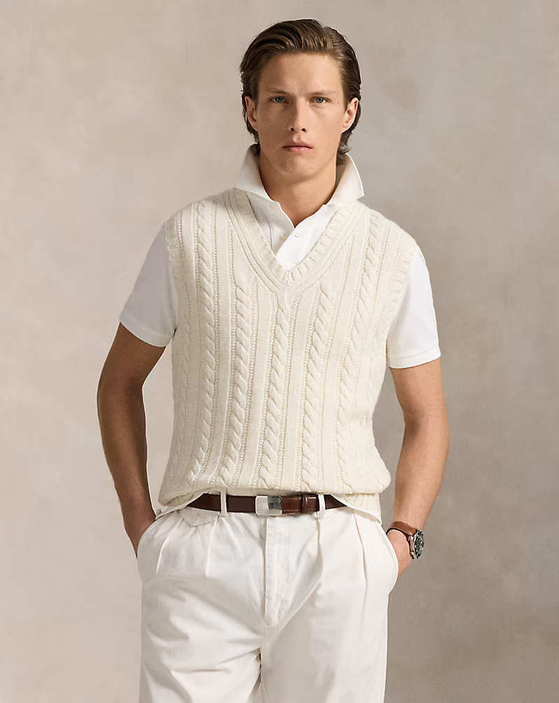 ウィンブルドン カシミヤブレンド セーター ベスト