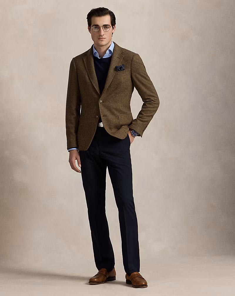 Manhasset ストレッチ ストレート フィット パンツ