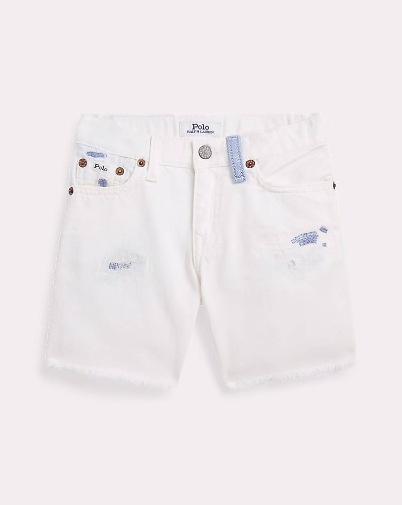 Sullivan スリム ディストレスト デニム ショートパンツ