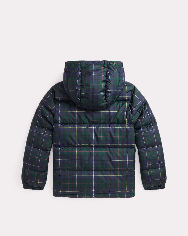 Polo ベア Polo タータン ダウン ジャケット