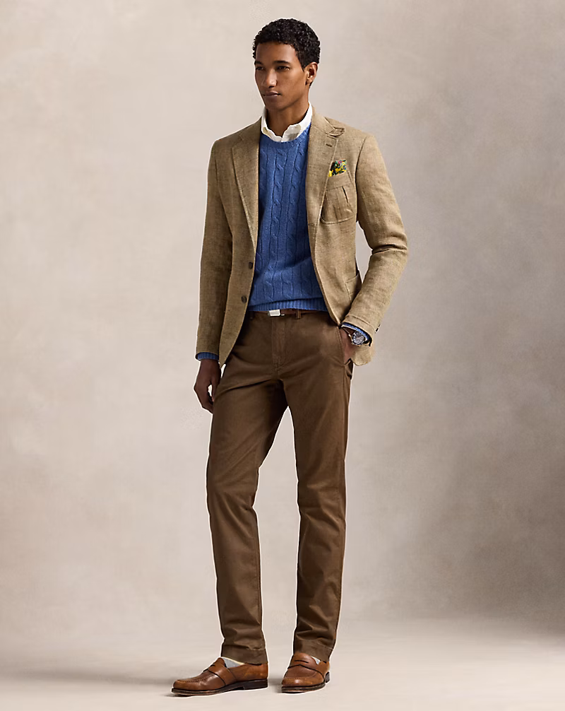 ストレッチ ストレート フィット ウォッシュド チノ パンツ