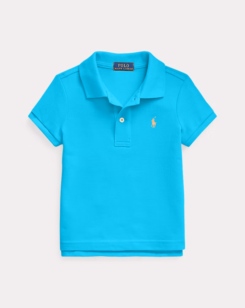 アイコニック コットン メッシュ ポロシャツ