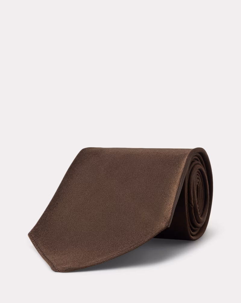 ハンドメイド シルク サテン ネクタイ