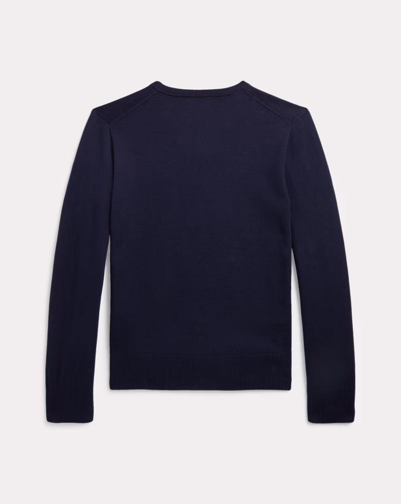 コットン Vネック セーター