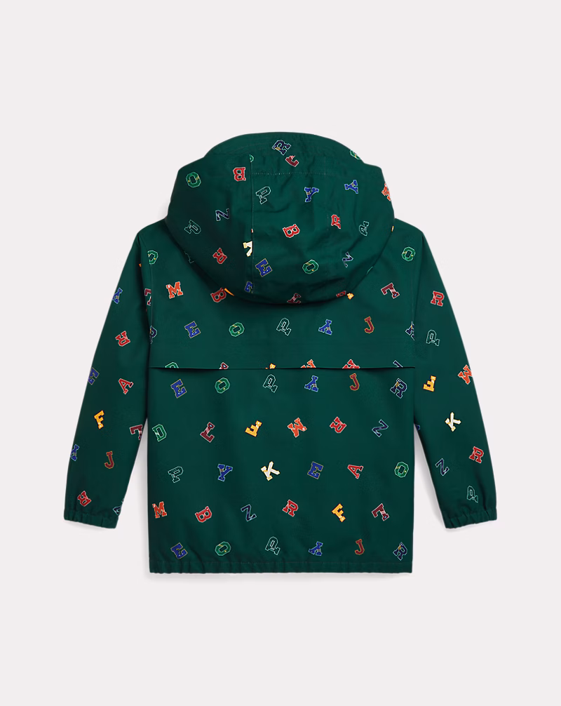 P-Layer 1 レタープリント フーデッド ジャケット