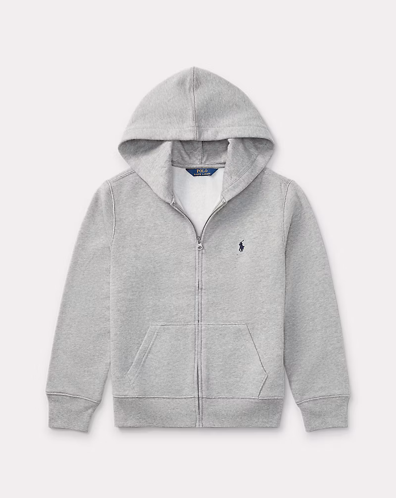 コットンブレンド フリース フーディ