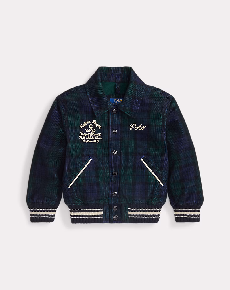 チェック コーデュロイ ジャケット