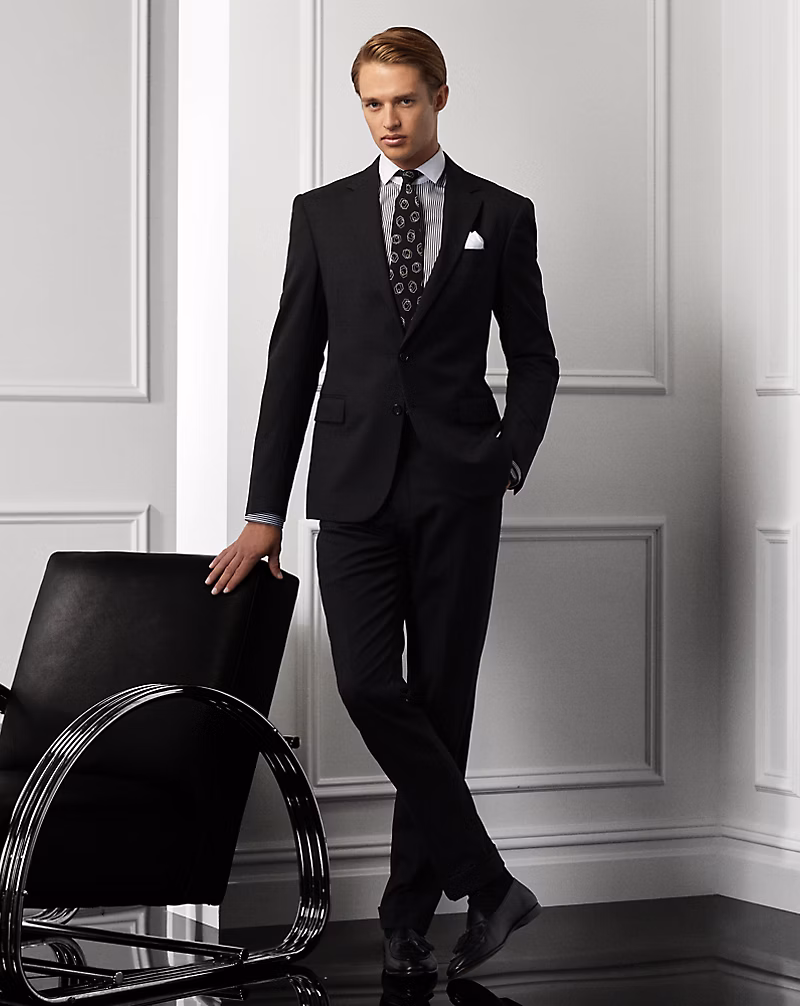 Gregory ハンドテーラード ウール ツイル スーツ