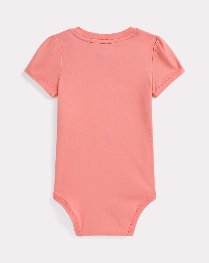 Polo ベア コットン ジャージー ボディスーツ