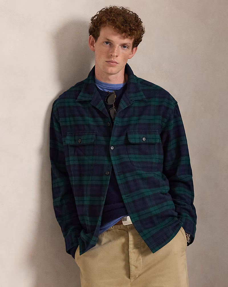 チェック ビッグ シャツ