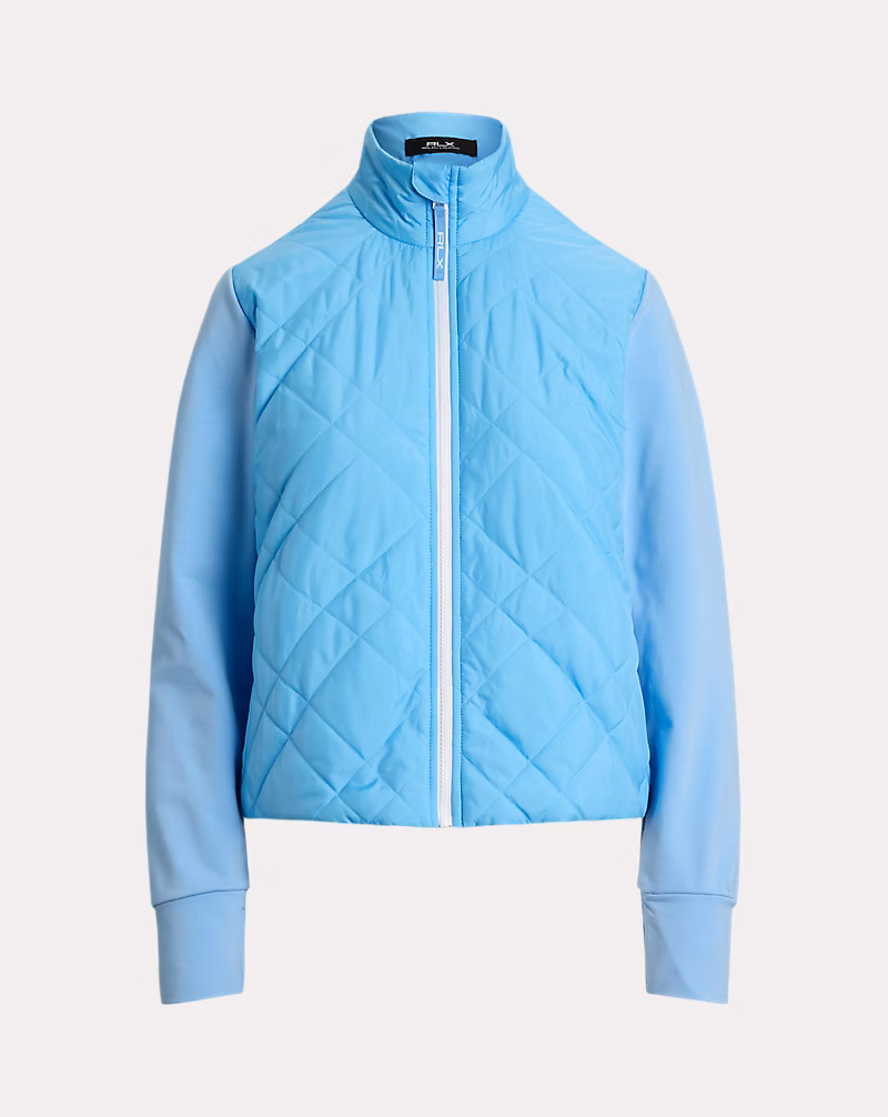 ハイブリッド キルテッドフロント テリー ジップ ジャケット