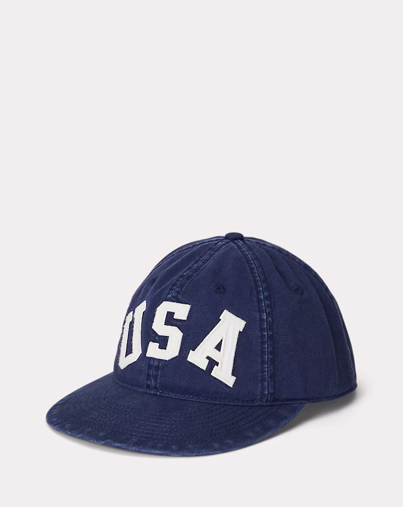 アップリケド ツイル ボール キャップ