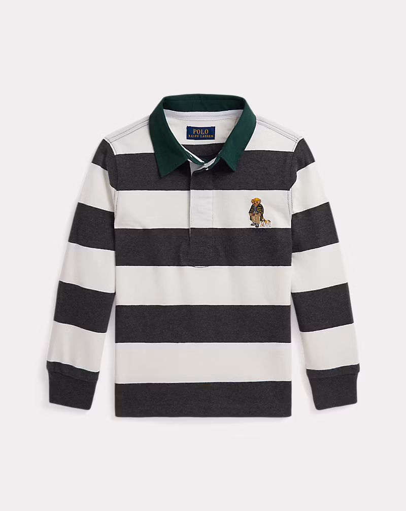 Polo ベア コットン ラグビー シャツ