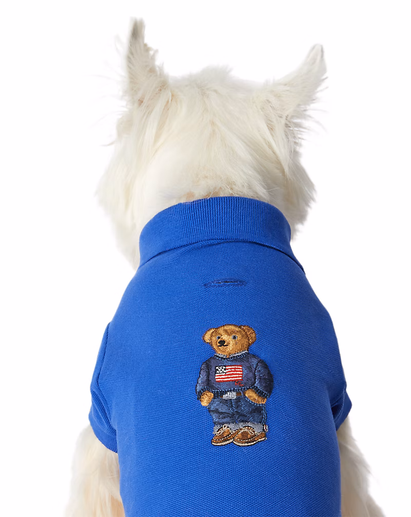 Polo ベア コットン メッシュ ドッグ ポロシャツ