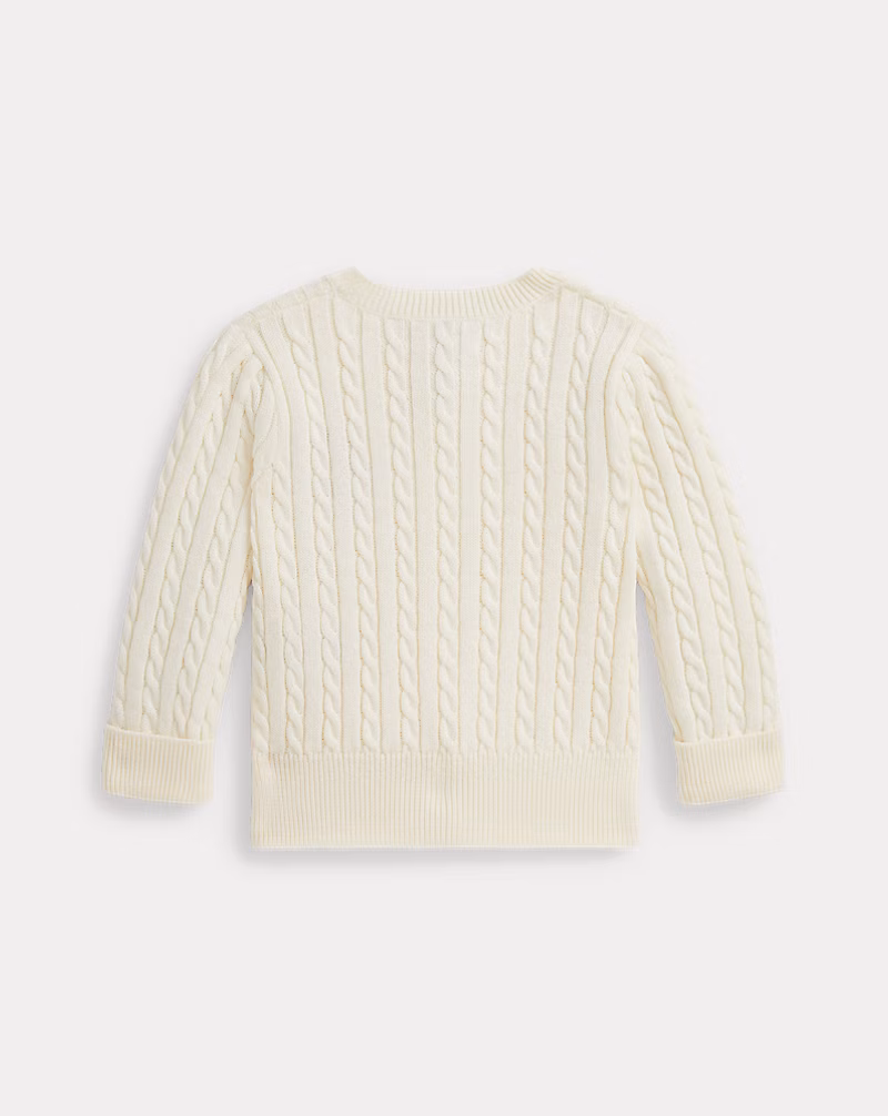 Polo ベア ミニケーブル コットン カーディガン