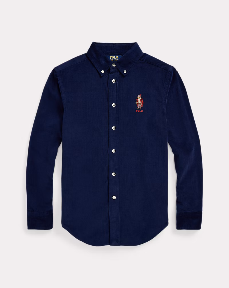 Polo ベア コットン コーデュロイ シャツ