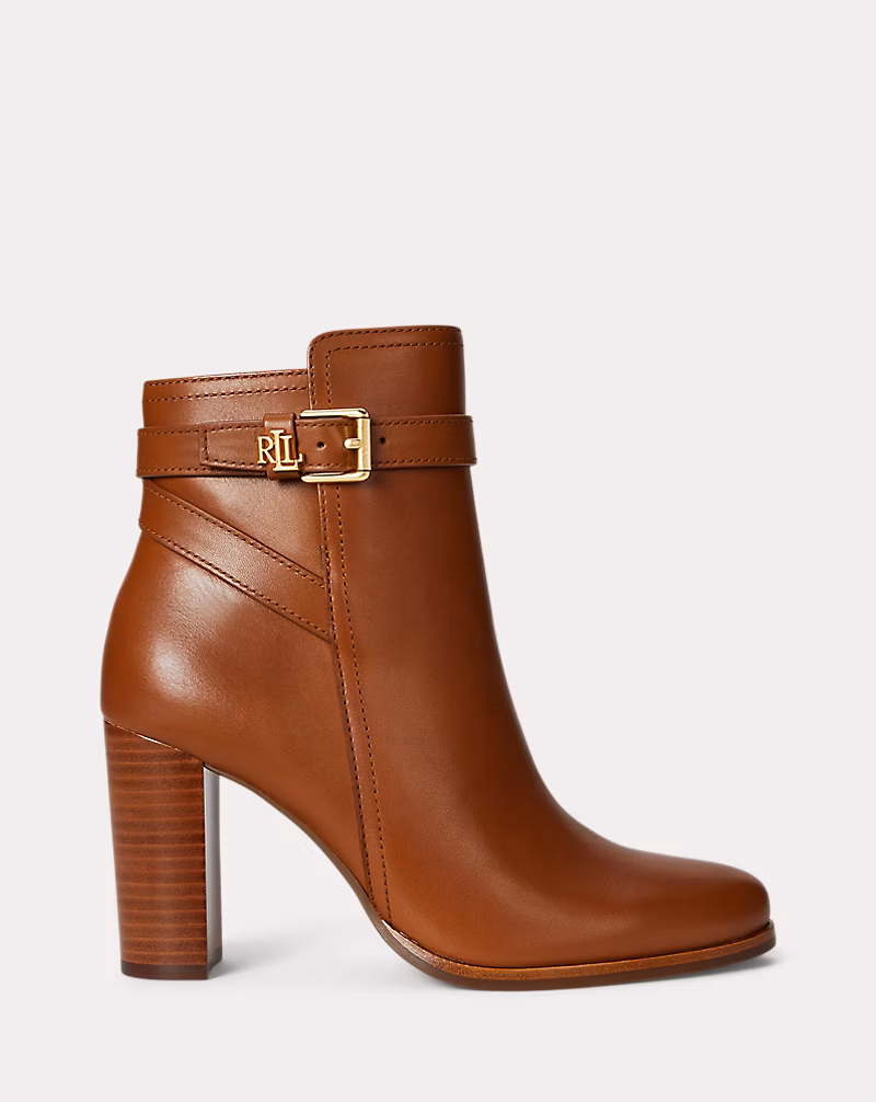 Brooke II カーフスキン ブーティ ヒール