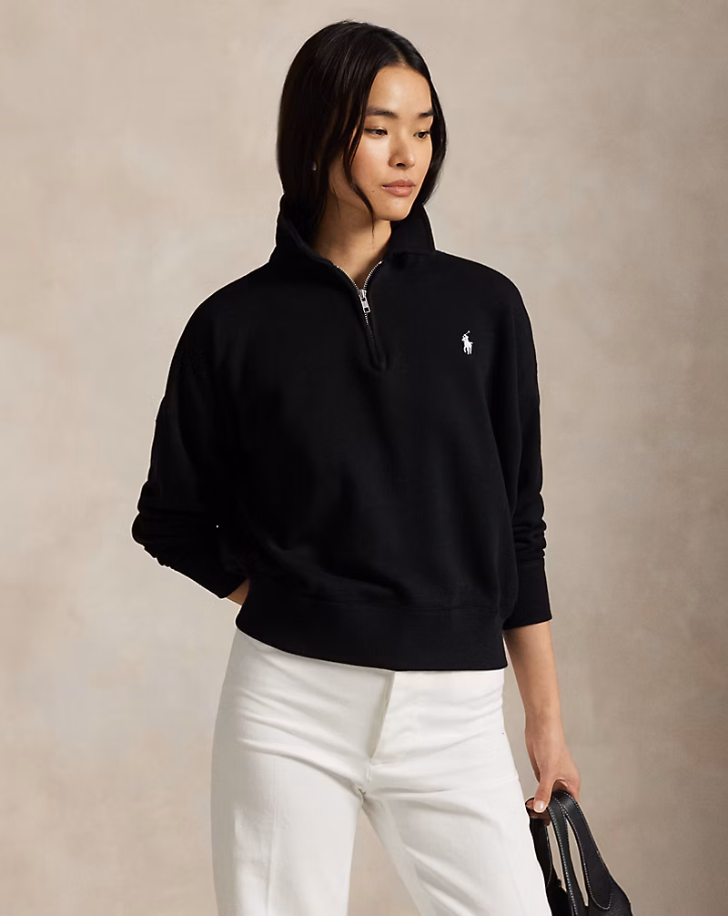 ライトウェイト フリース クォータージップ