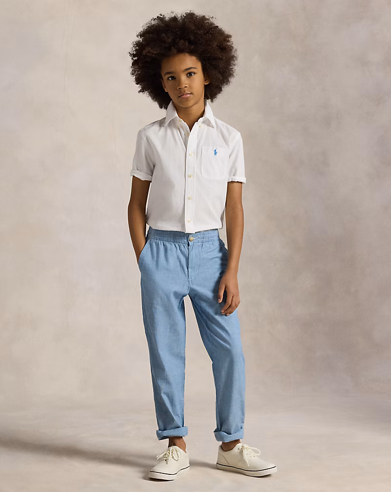 Polo プレップスター シャンブレー パンツ