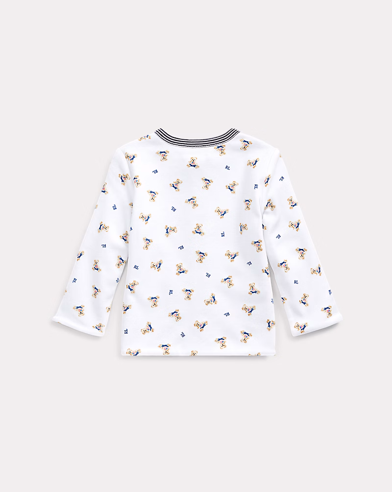 リバーシブル ベア カーディガン