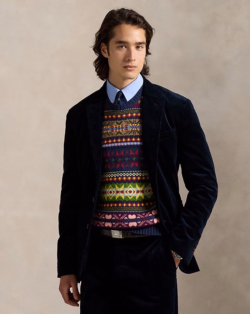 Polo モダン ストレッチ コーデュロイ スーツ ジャケット