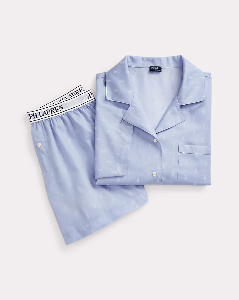 オールオーバー ポニー ショートスリーブ パジャマ セット