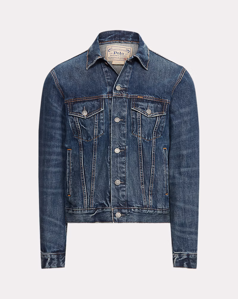 フェイデッド デニム トラッカー ジャケット