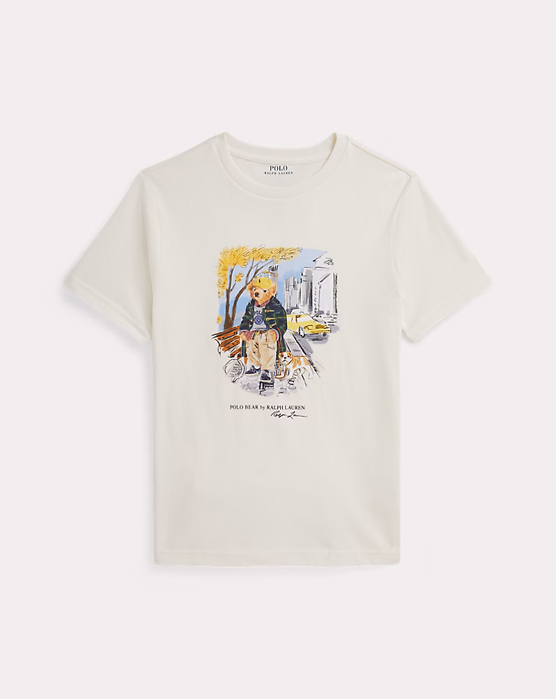Polo ベア コットン ジャージー Tシャツ