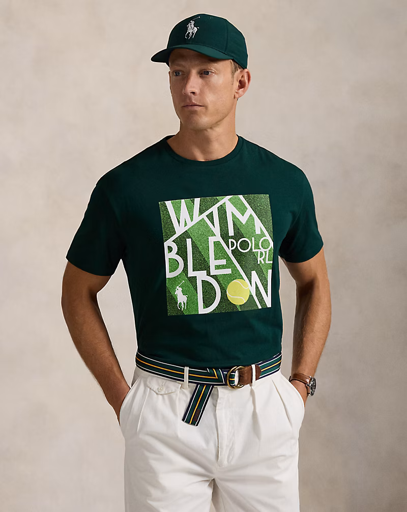 ウィンブルドン クラシック フィット ロゴ Tシャツ