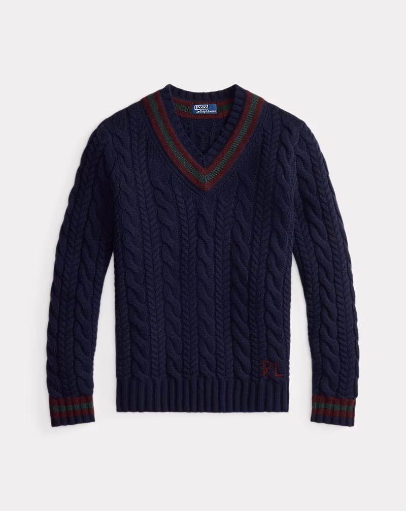 ウールカシミヤ クリケット セーター