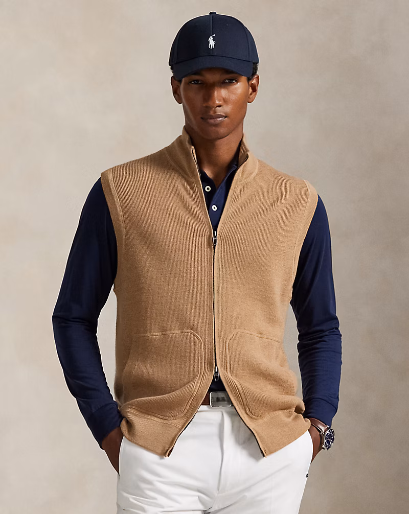 パフォーマンス フルジップ セーター ベスト