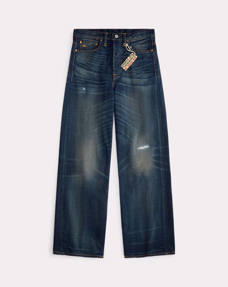 ヴィンテージ ワイド フィット ディストレスト Kenley ジーンズ