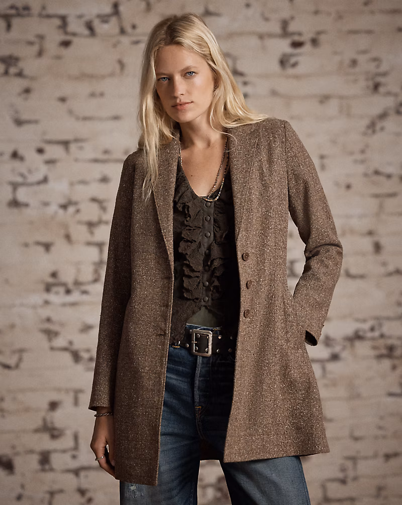 ツイード ハッキング ジャケット