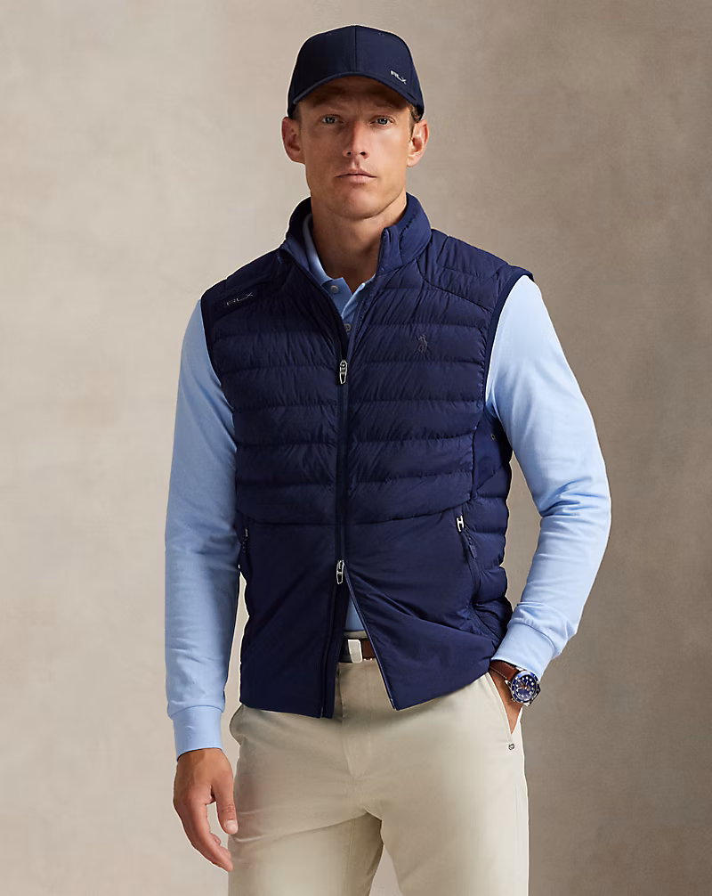 キルテッド フルジップ ベスト