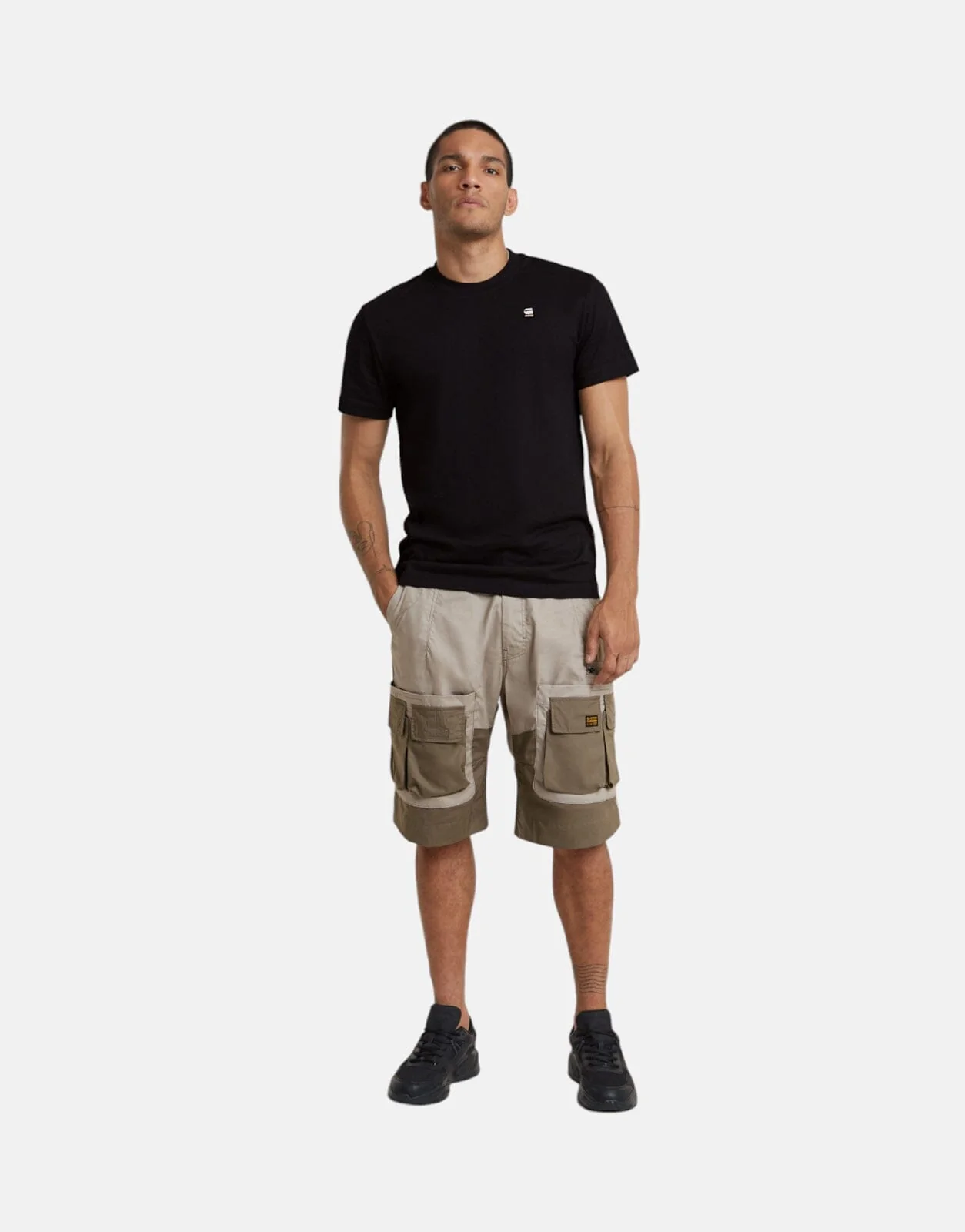 G-Star RAW Painted Back Graphic T-Shirt Black