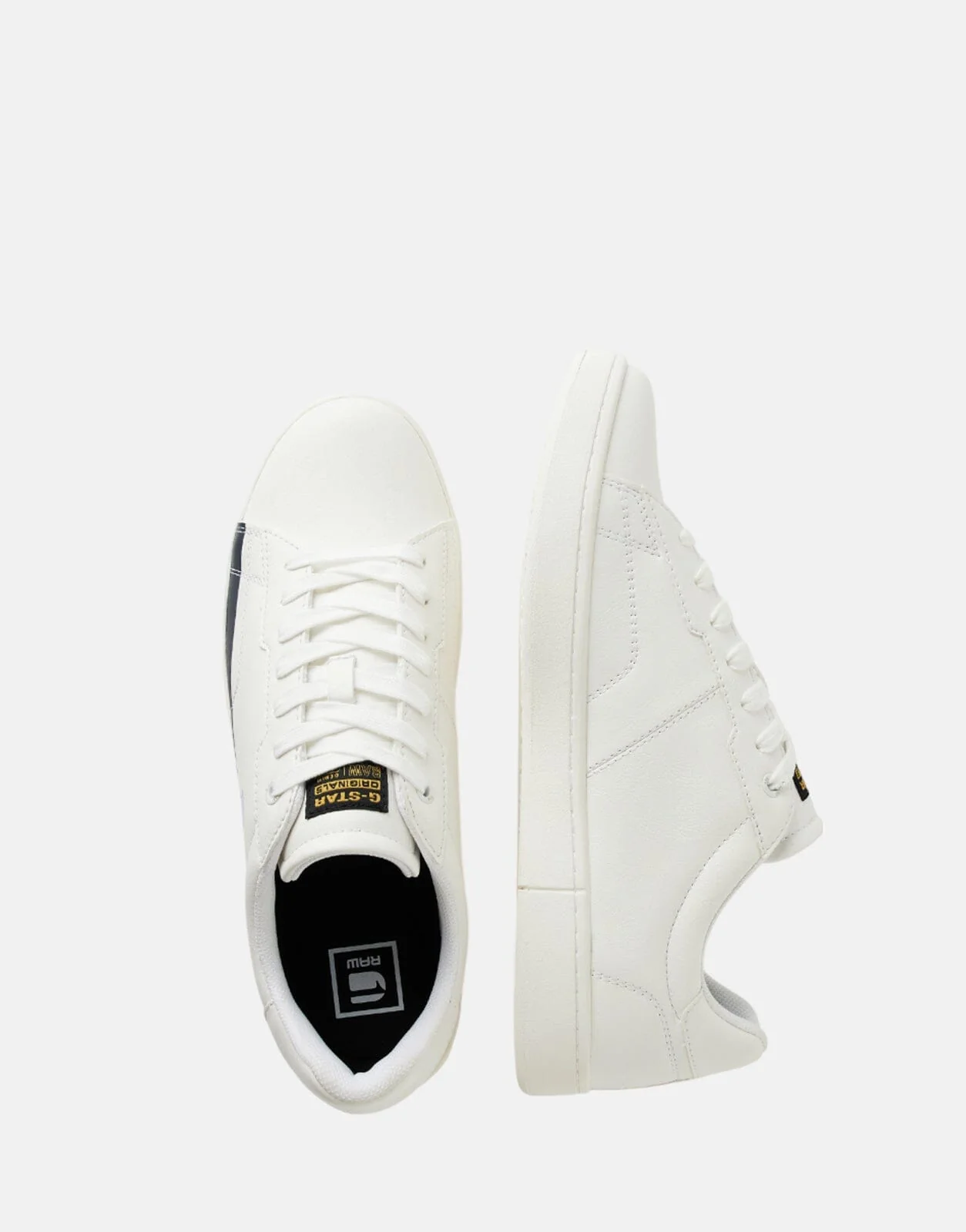G-Star RAW Cadet Lea Logo Sneakers Wht/Nvy