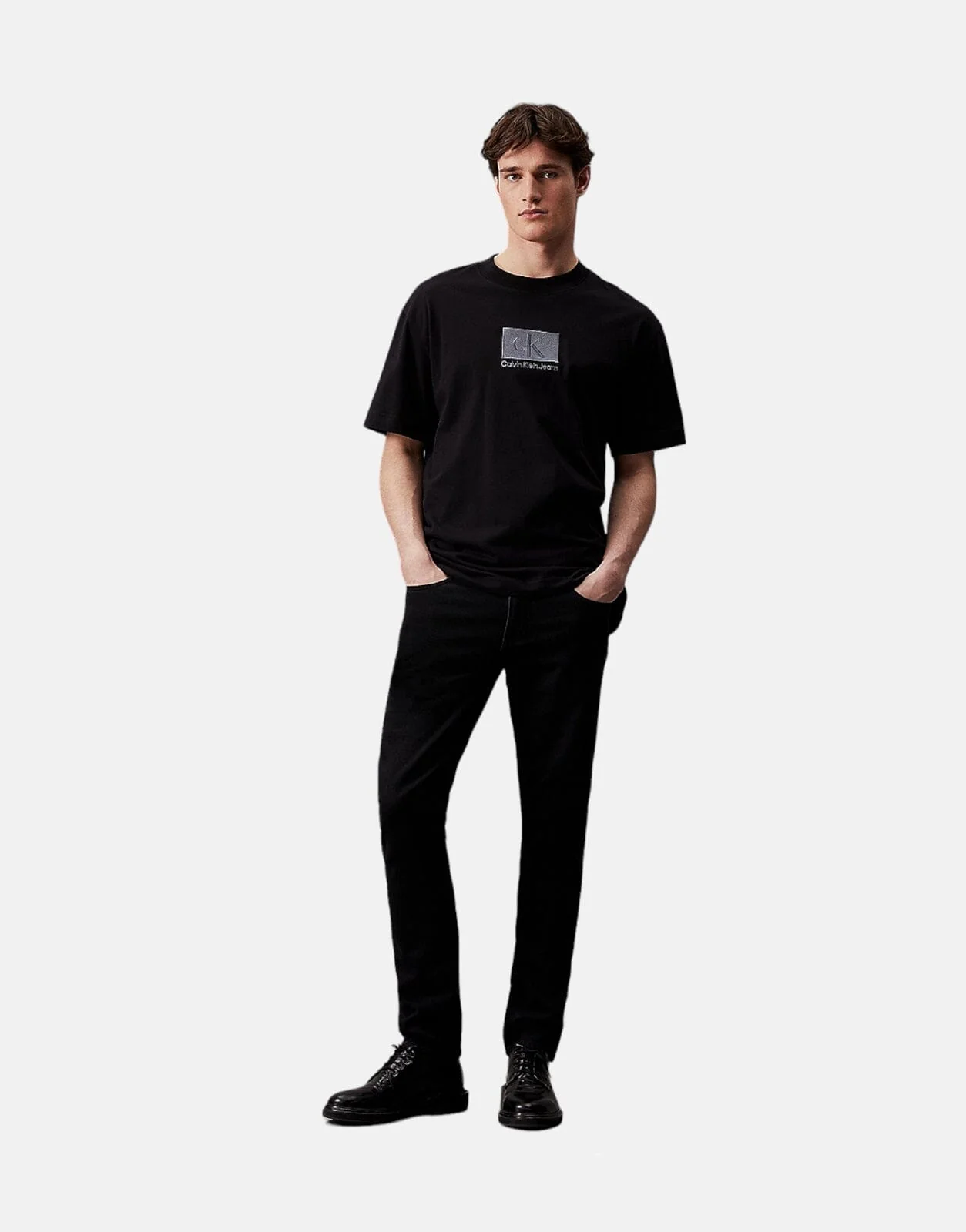 Calvin Klein Embroidery Patch Black T-Shirt