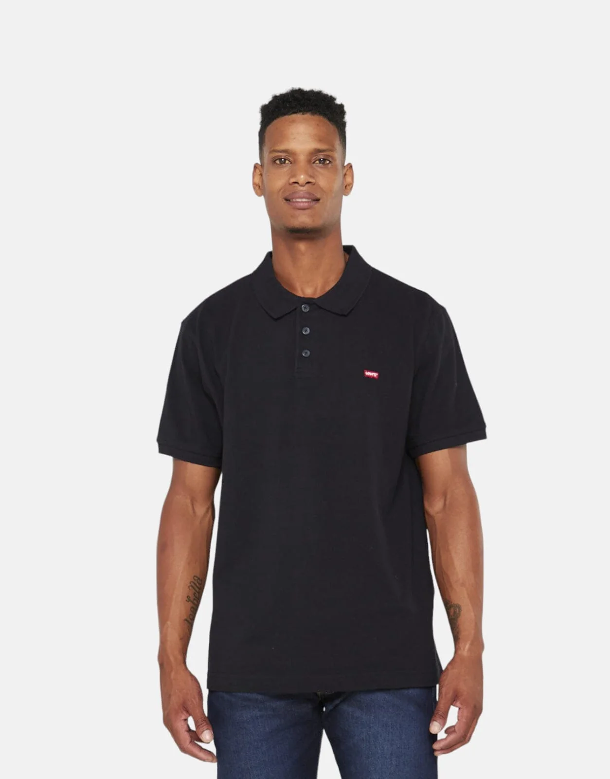 Levi's AMA Housemark Polo Jet Black