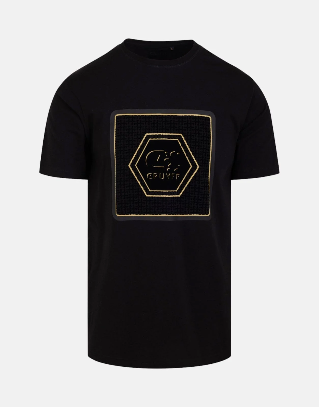 Cruyff Flock Black T-Shirt