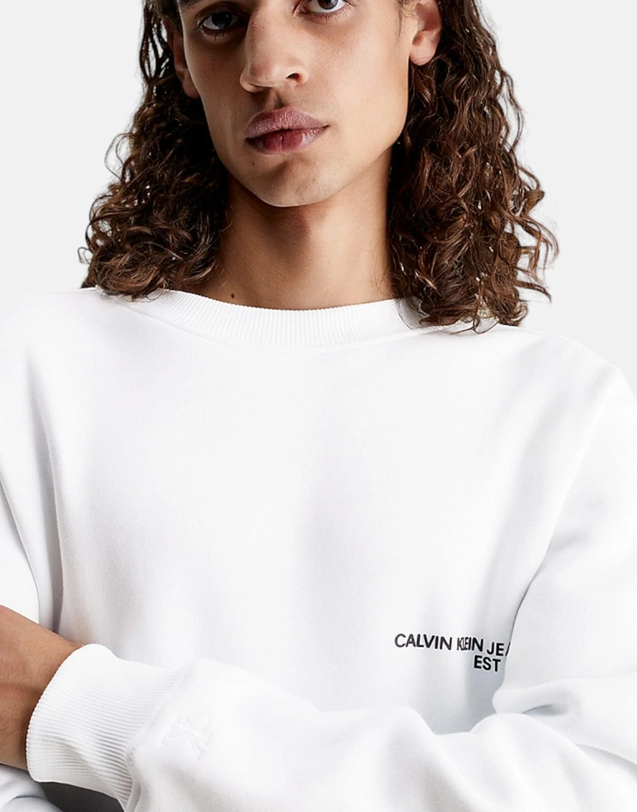 Calvin Klein CK Spray Crew Neck Sweatshirt