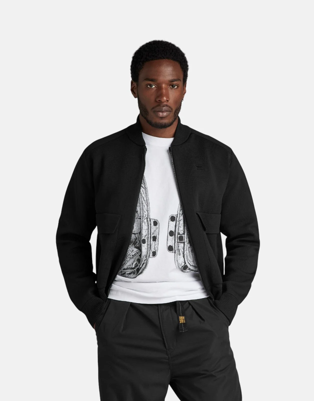G-Star RAW Engineered Bomber Knit Jacket